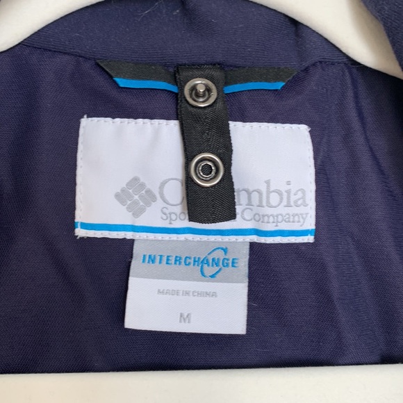 Blue COLUMBIA waterproof jacket size M - Picture 6 of 10